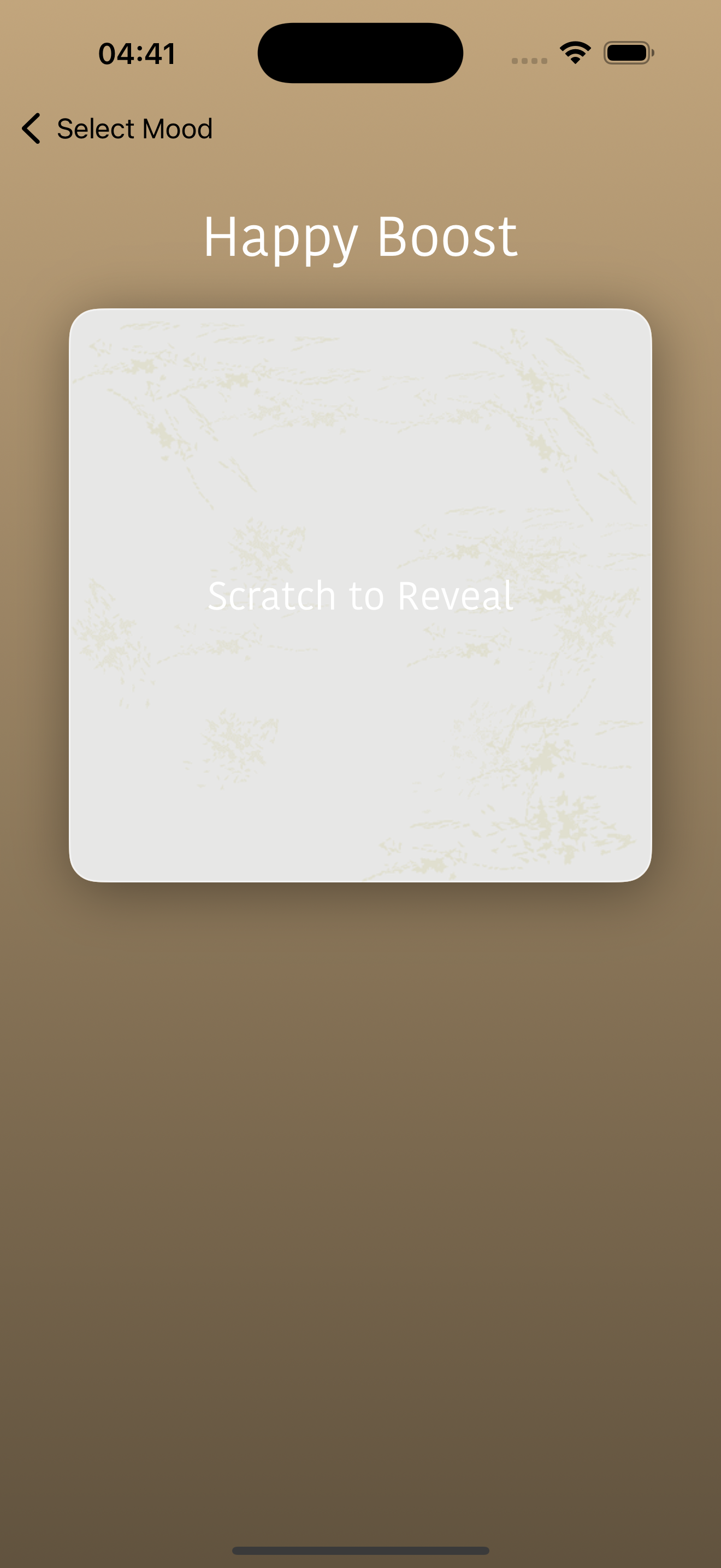 App Screenshot - Scratch Card
